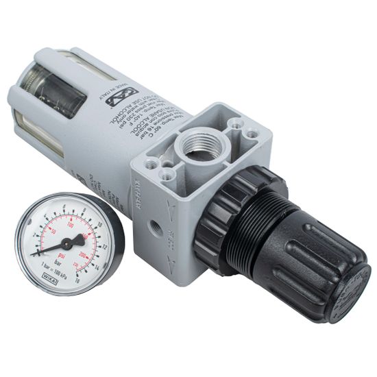Filter + Reducer 1/2"in Line Regulator With Auto Drain